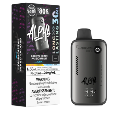 Flavour Beast Alpha 80K - Groovy Grape Passionfruit Iced