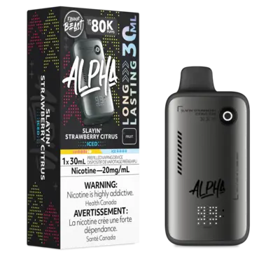 Flavour Beast Alpha 80K - Slayin' Strawberry Citrus Iced