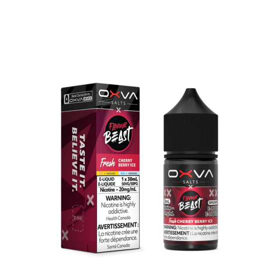 Flavour Beast x OXVA - Fresh Cherry Berry Ice 30ml Salts