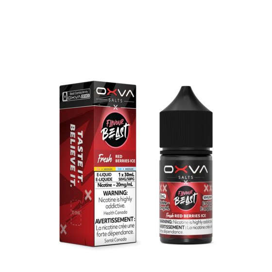 Flavour Beast x OXVA - Fresh Red Berries Ice 30ml Salts