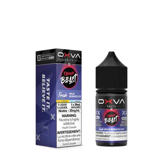 Flavour Beast x OXVA - Fresh Wild Berries Ice 30ml Salts