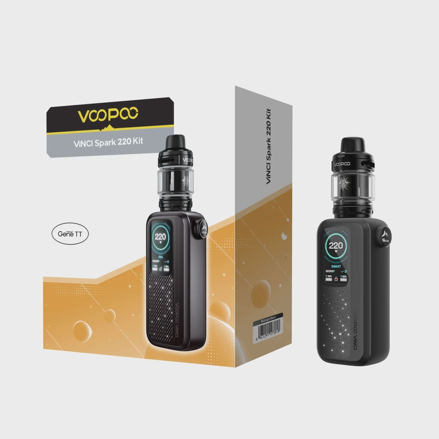 VOOPOO II Vinci Spark 220 Kit, Colour: Black