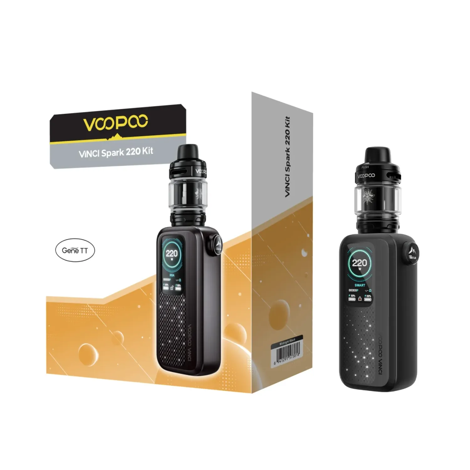 VOOPOO II Vinci Spark 220 Kit, Colour: Black