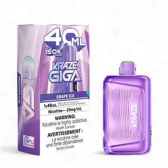 Kraze Giga 150K - Grape Ice