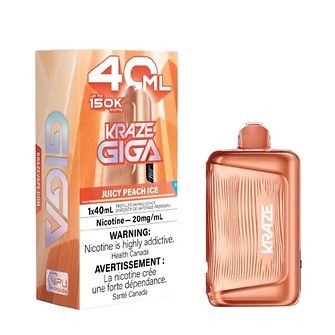 Kraze Giga 150K - Juicy Peach Ice