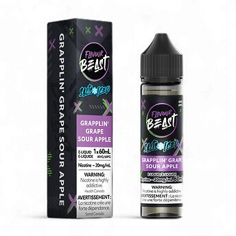 Flavour Beast - Grapplin Grape Sour Apple Iced 60ml 20mg