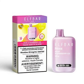 Elf Bar Prime 1800 - Sour Strawberry Ice