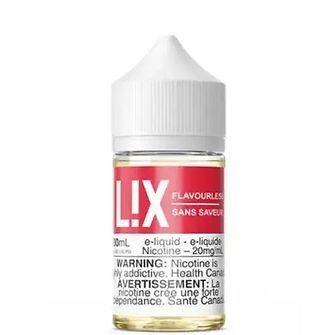 L!X -  Flavourless 30ml salts