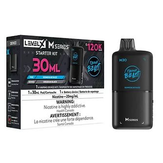 Level X M Series Starter Kit 120K - Bomb Blue Razz