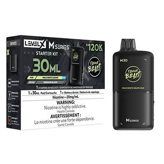 Level X M Series Starter Kit 120K - Wild White Grape Iced