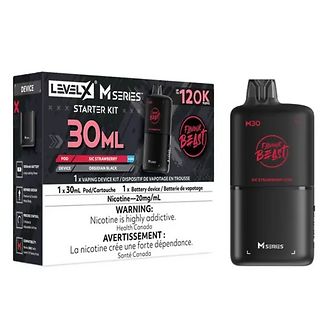 Level X M Series Starter Kit 120K - Sic Strawberry Iced