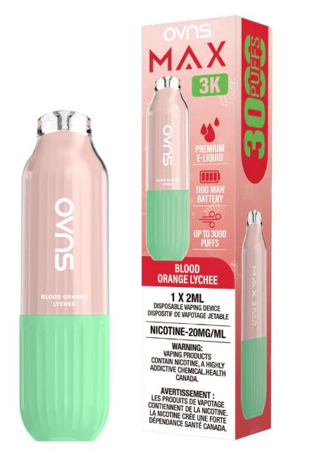 OVNS Max 3000 - Blood Orange Lychee