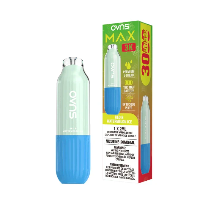 OVNS Max 3000 - Red B Watermelon Ice