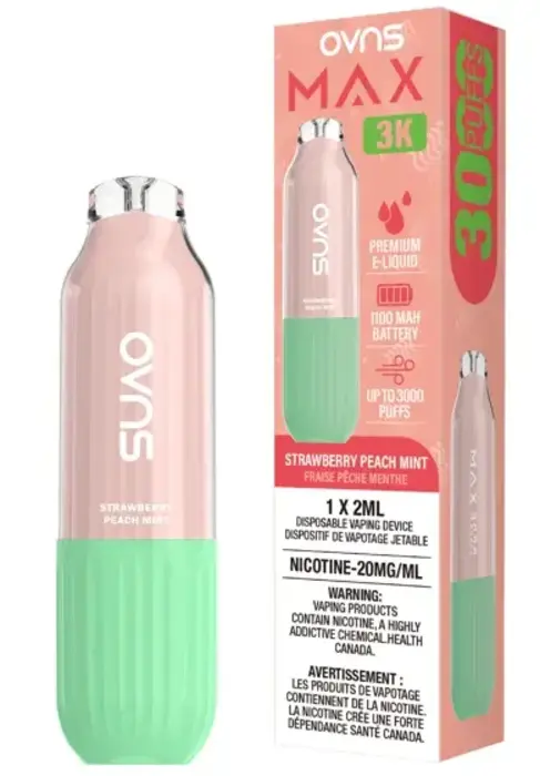OVNS Max 3000 - Strawberry Peach Mint