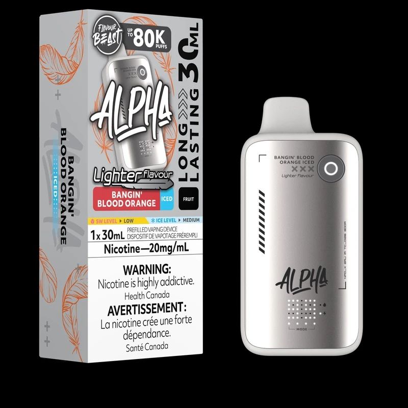 Flavour Beast Alpha Light 80K - Bangin' Blood Orange Iced
