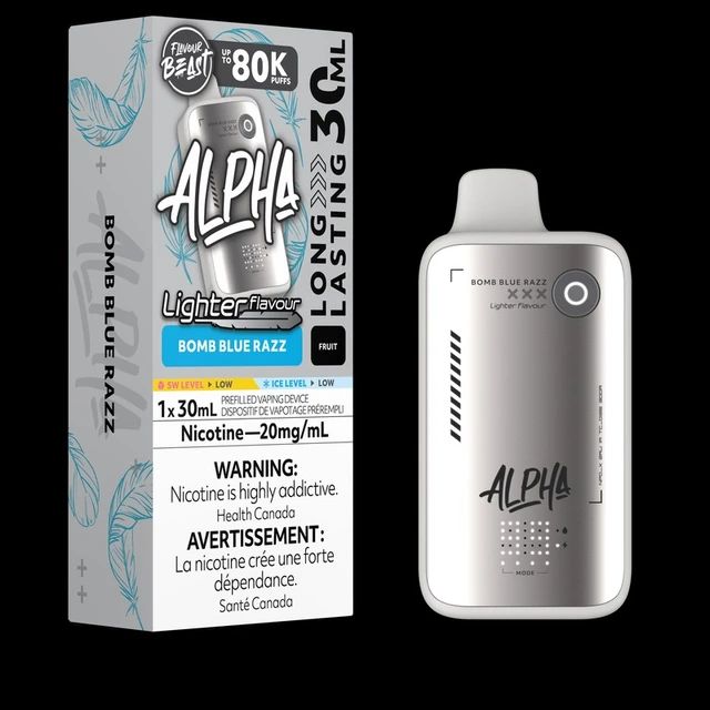 Flavour Beast Alpha Light 80K - Bomb Blue Razz