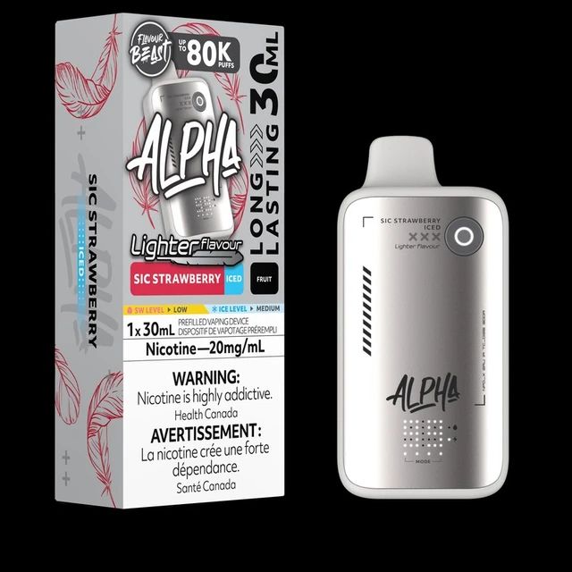 Flavour Beast Alpha Light 80K - Sic Strawberry Iced