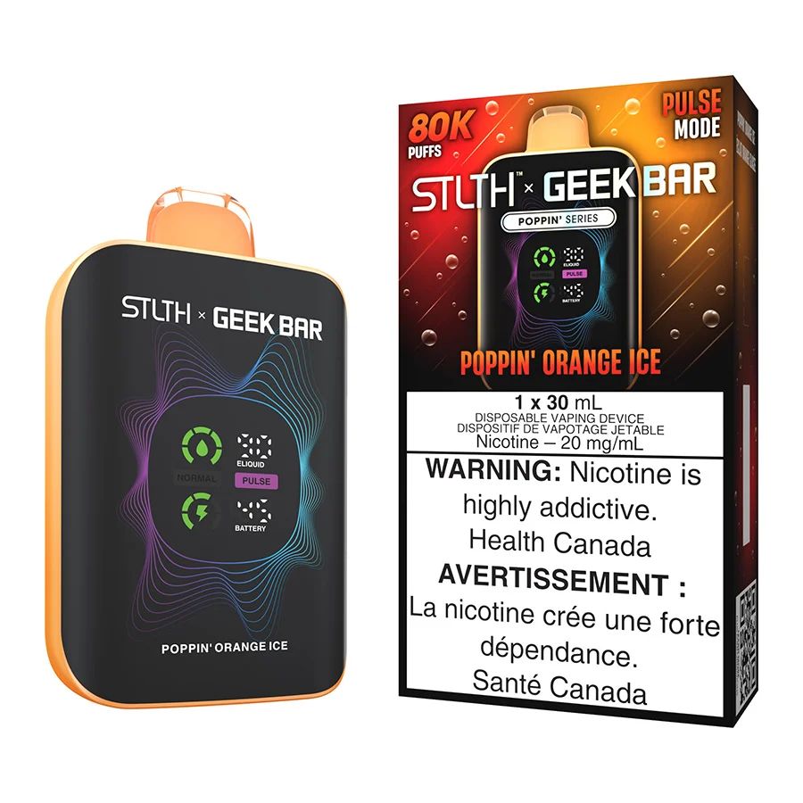 STLTH x Geek Bar 80K - Poppin' Orange Ice