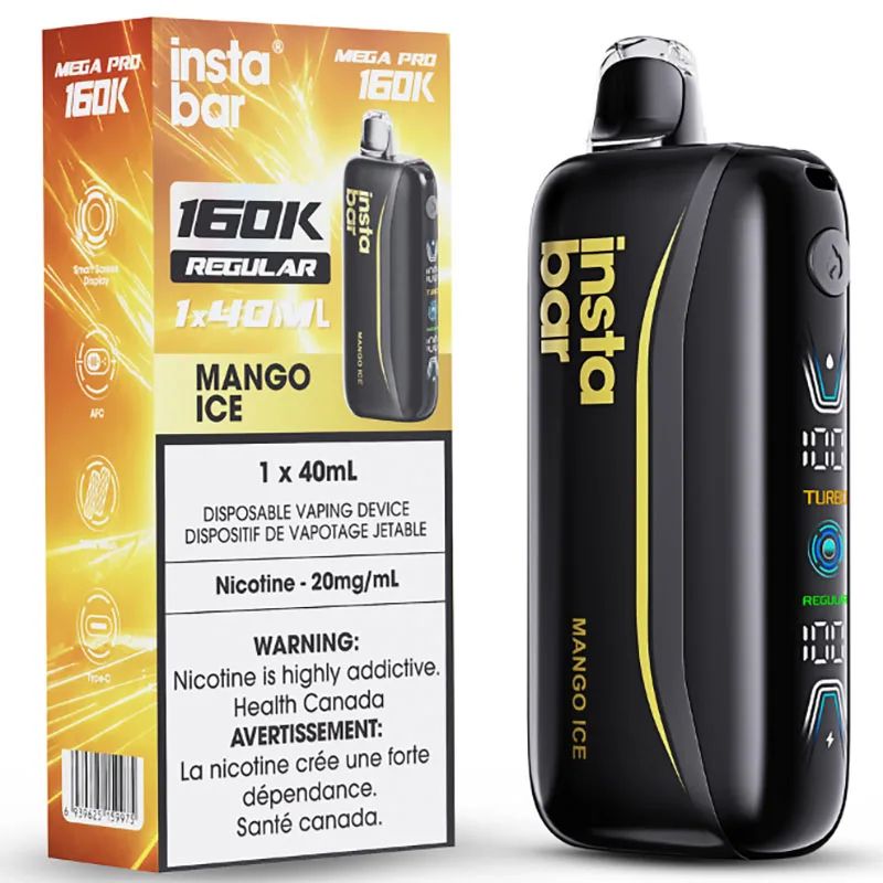 Instabar Mega Pro 160K - Mango Ice