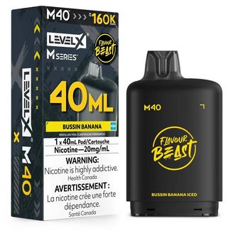 Flavour Beast Level X M40 160K - Bussin Banana Iced