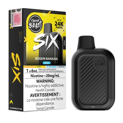 Flavour Beast SIX 24K - Bussin Banana Iced