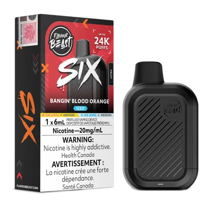 Flavour Beast SIX 24K - Bangin' Blood Orange Iced