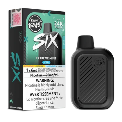 Flavour Beast SIX 24K - Extreme Mint Iced