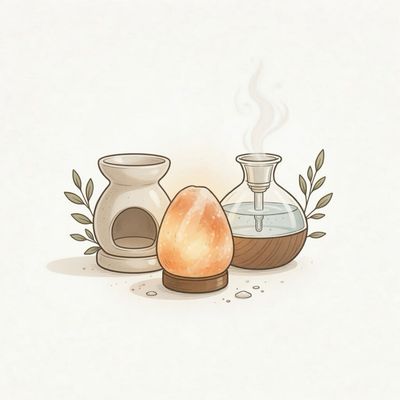 Diffusers, Salt Lamps &amp; Burners