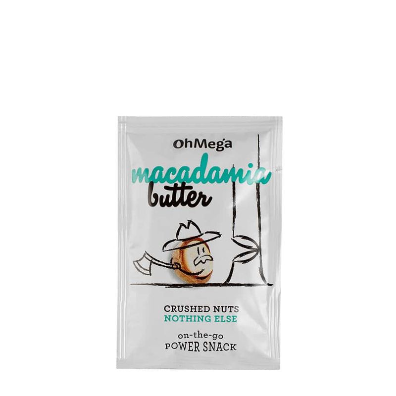 Oh Mega - Macadamia Nut Butter sachets - 32g