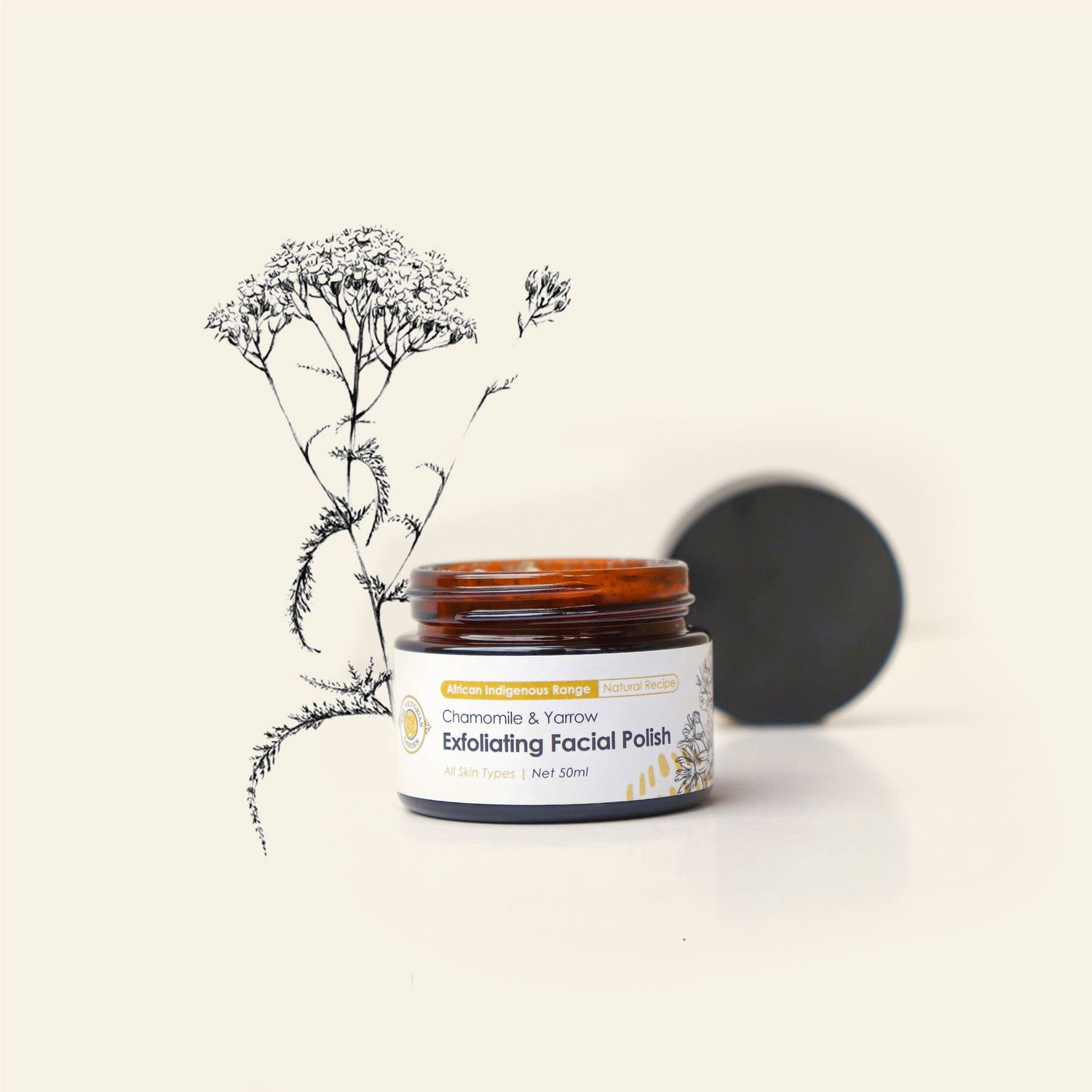 The Victorian Garden - Chamomile &amp; Yarrow Exfoliating Facial Polish - 50ml