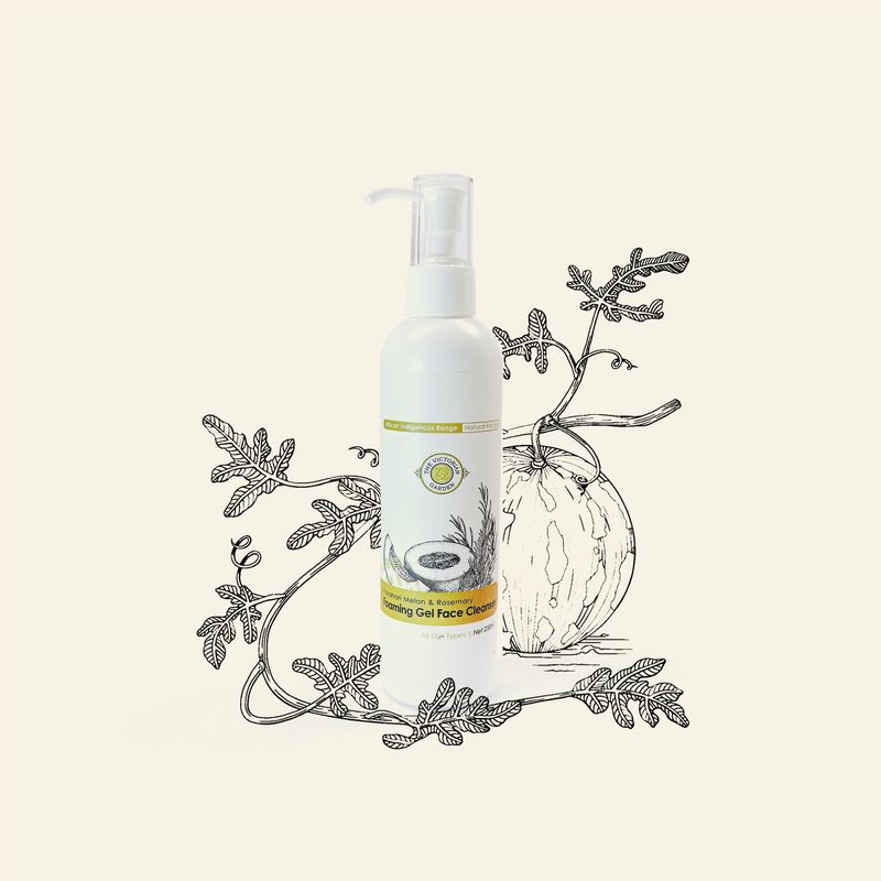 The Victorian Garden - Kalahari Melon &amp; Rosemary Face Wash/Shaving Gel Cleanser - 100ml