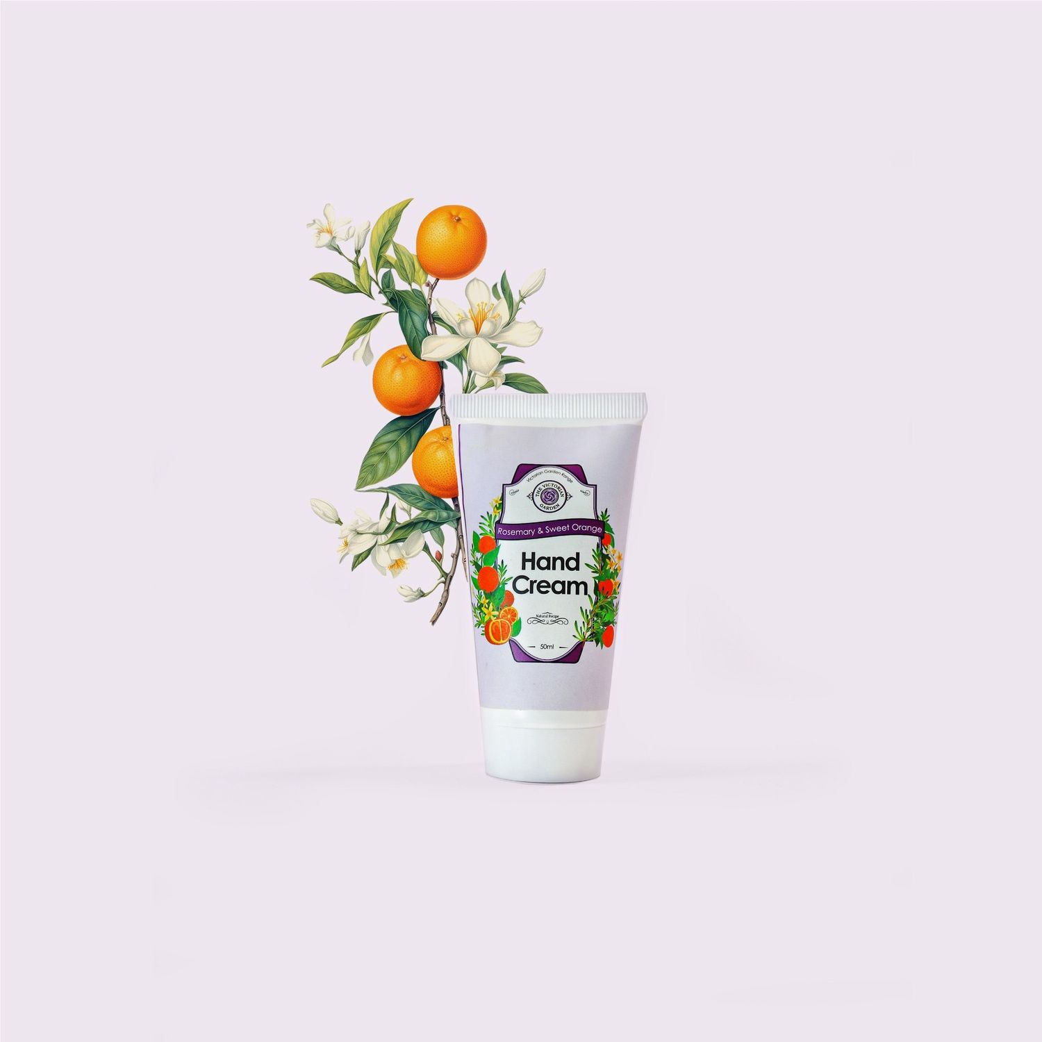 The Victorian Garden - Rosemary &amp; Sweet Orange Hand Cream - 50ml