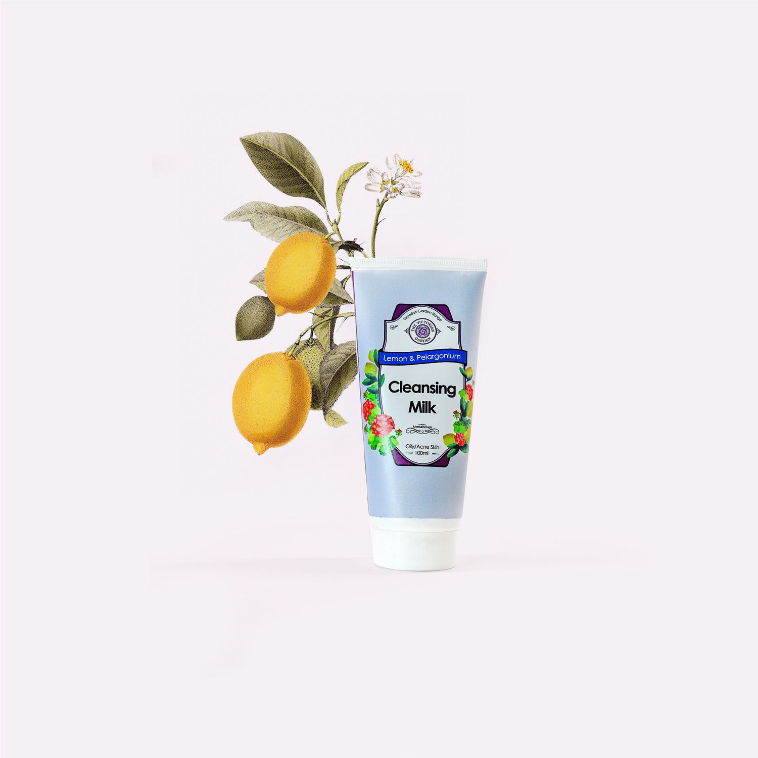 The Victorian Garden - Lemon &amp; Pelargonium Cleansing Milk - 100ml
