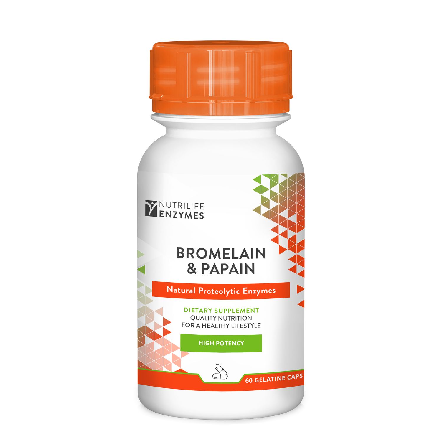 Nutrigreen - Nutriherb - Bromelain and Papain - 60 capsules