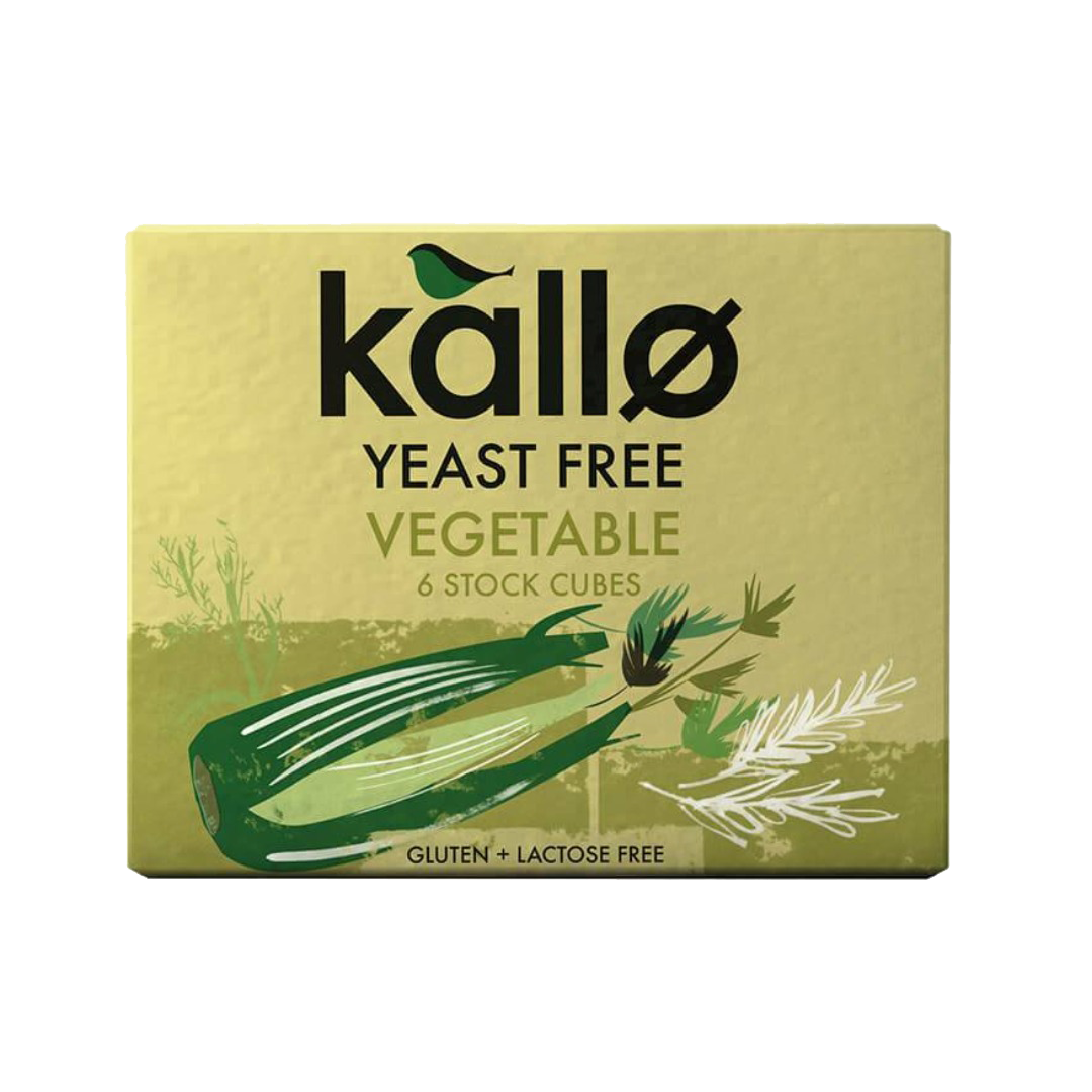 Kallo - Yeast-Free Vegetable Stock Cubes - 66g