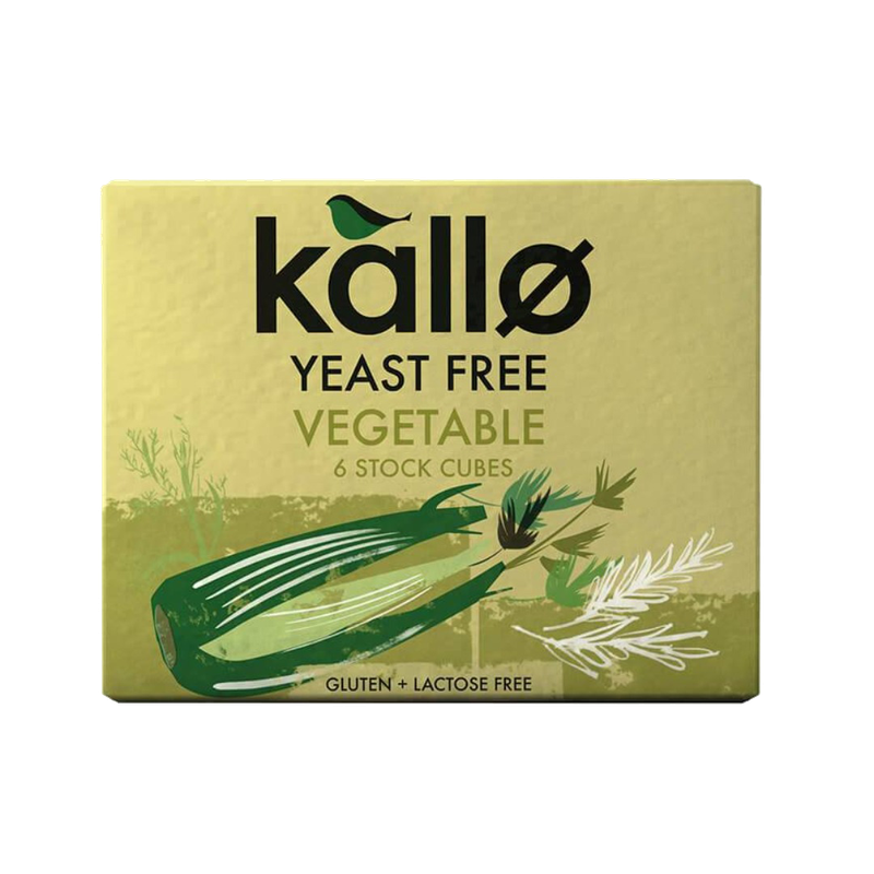 Kallo - Yeast-Free Vegetable Stock Cubes - 66g