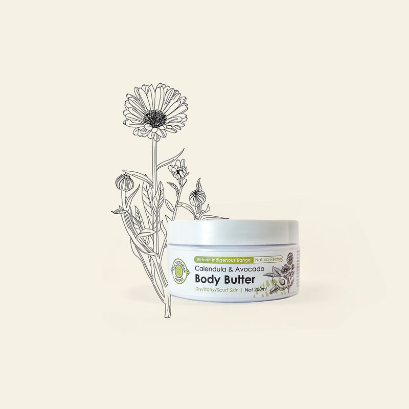 The Victorian Garden - Calendula &amp; Avocado Body Butter - 200ml