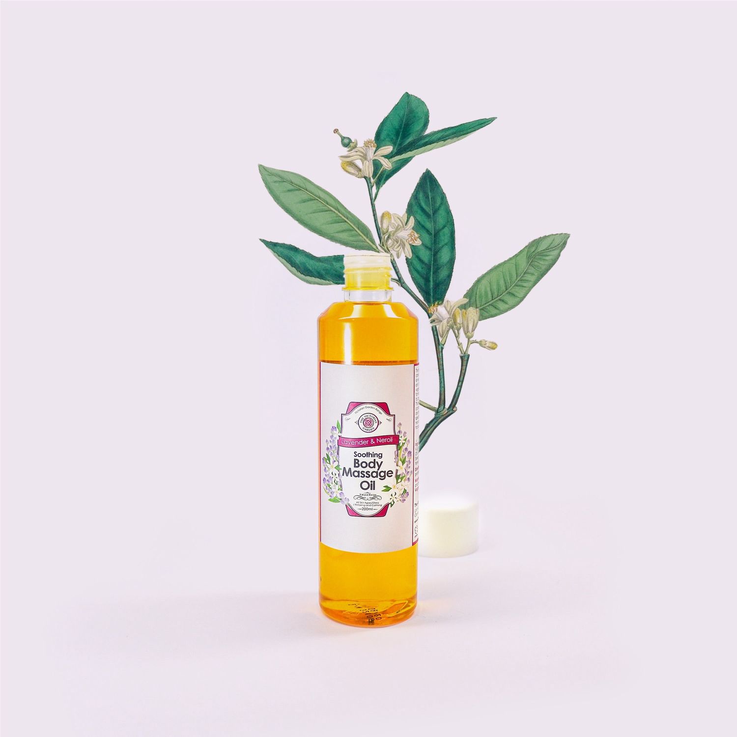 The Victorian Garden - Lavender &amp; Neroli Soothing Body Massage Oil - 200ml