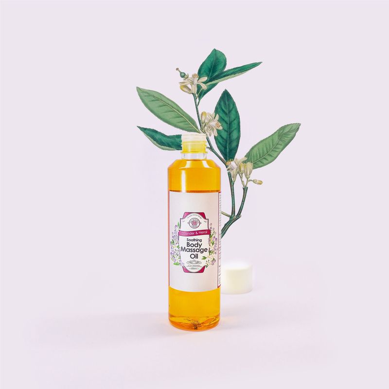 The Victorian Garden - Lavender &amp; Neroli Soothing Body Massage Oil - 200ml