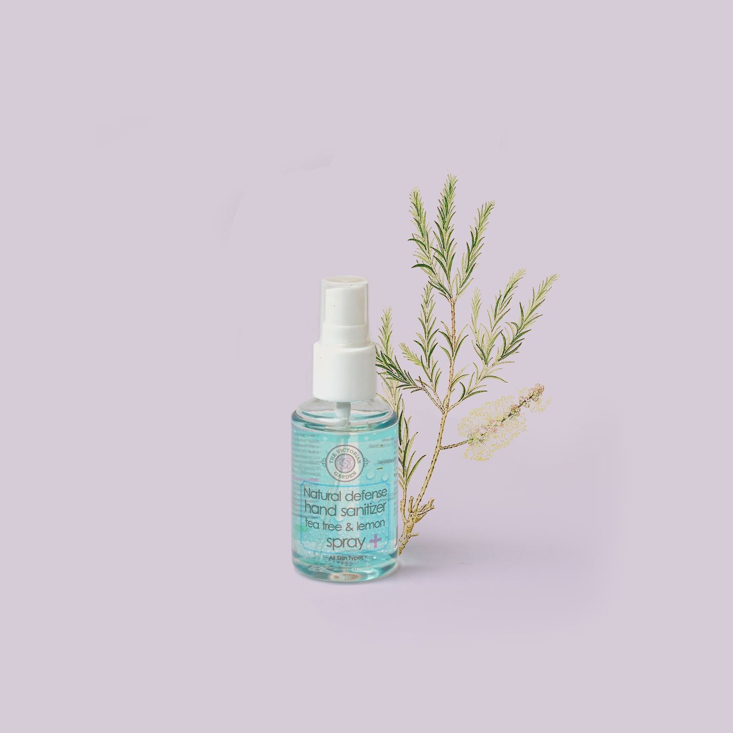 The Victorian Garden - Tea Tree &amp; Lemon Anti Viral Hand Sanitizer Spray