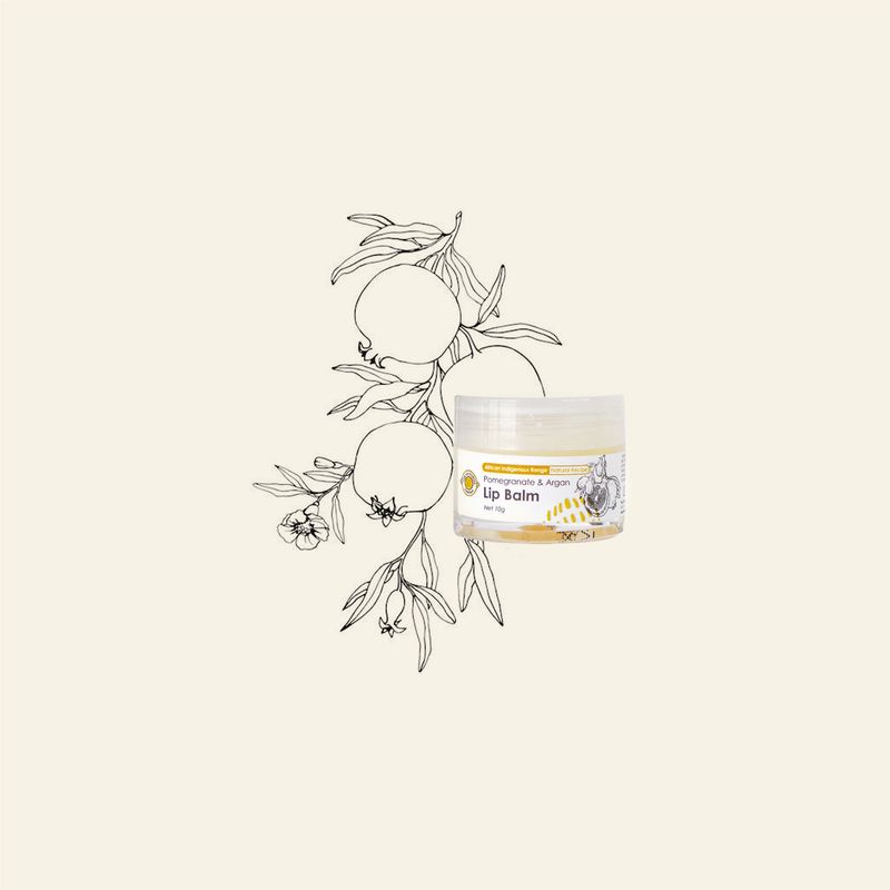 The Victorian Garden - Pomegranate &amp; Argan Lip Balm - 10g