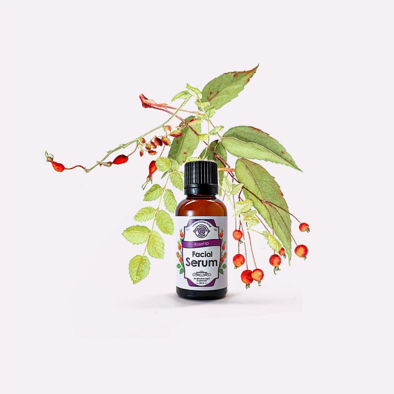 The Victorian Garden - Rosehip Healing Facial Serum - 10ml