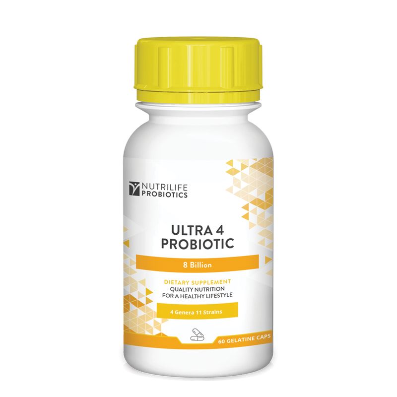 Nutrigreen - Nutrilife Probiotics - Ultra 4 Probiotic 8 Billion - 60Capsules