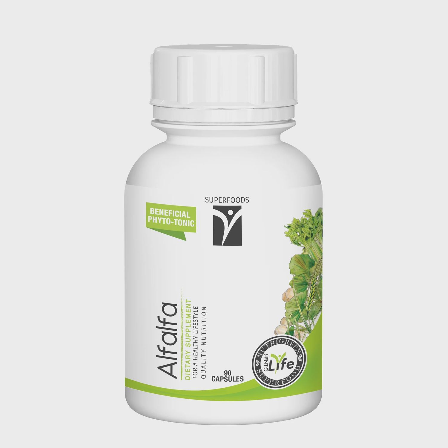 Nutrigreen - Alfalfa - 90 Capsules