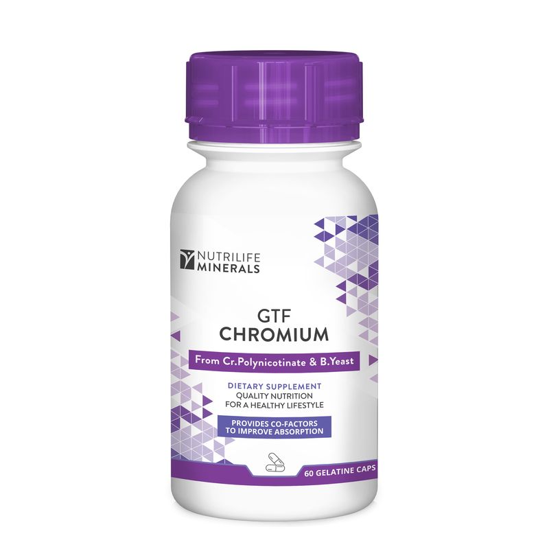Nutrigreen - Nutrilife Minerals - GTF Chromium - 60 capsules