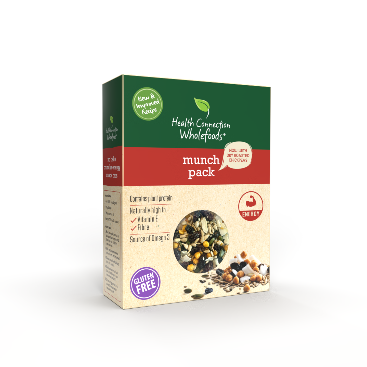 Health Connection Wholefoods - Munch Pack (peanuts, raisins, sunflower seeds,coconut) - 250g