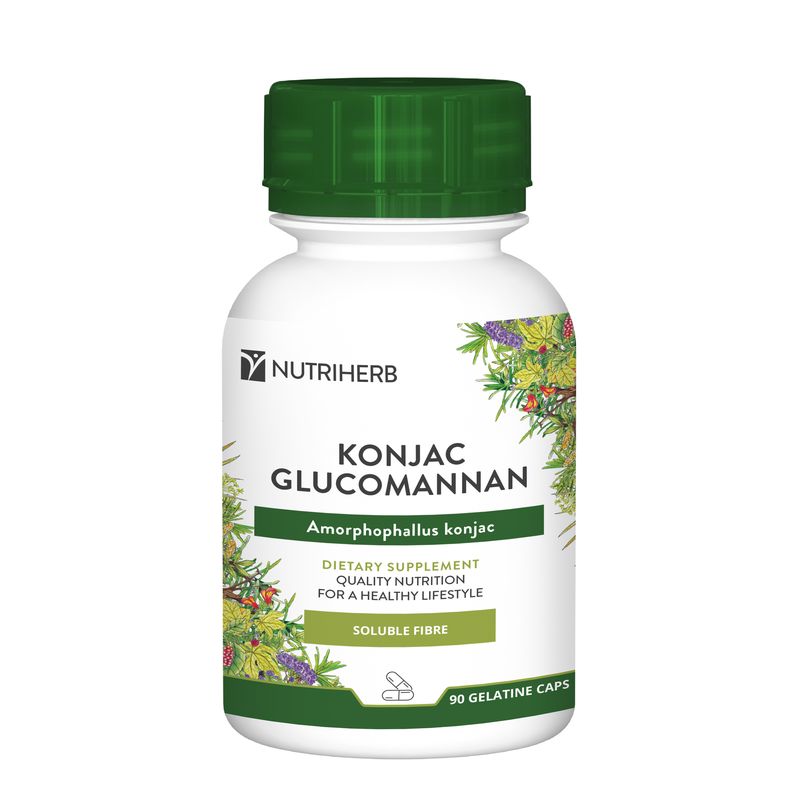 Nutrigreen - Nutriherb - Konjac Glucomannin - 90 Capsules