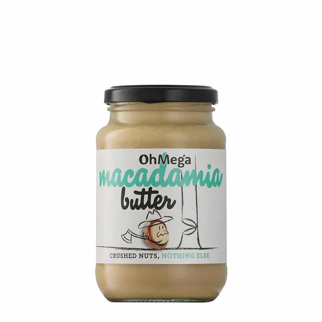 Oh Mega - Macadamia Nut Butter, size: 375g
