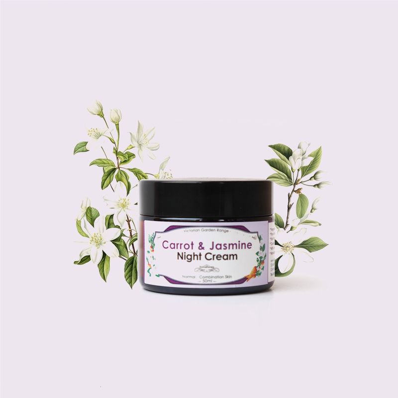 The Victorian Garden - Carrot &amp; Jasmine Night Cream - 50ml
