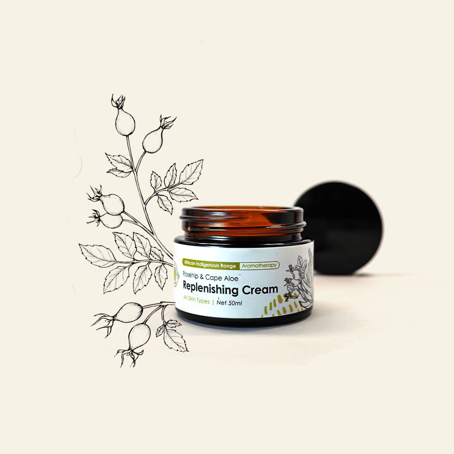 The Victorian Garden - Rosehip &amp; Cape Aloe Replenishing Night Cream - 50ml